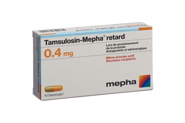 Tamsulosin-Mepha retard Depocaps 0.4 mg 10 Stk