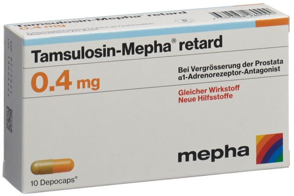 Tamsulosin-Mepha retard Depocaps 0.4 mg 30 Stk
