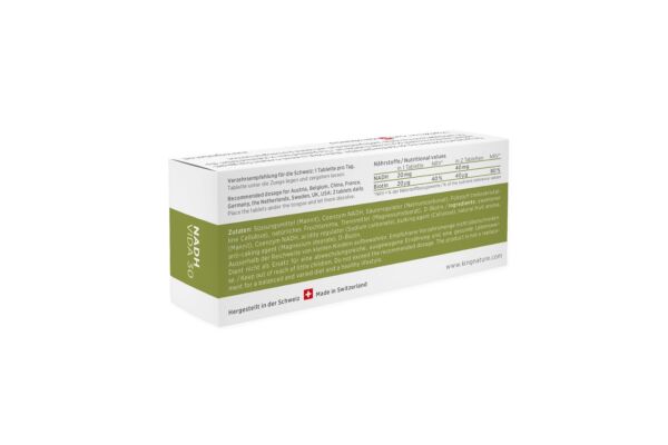 Kingnature NADH Vida Tabl 20 mg 30 Stk
