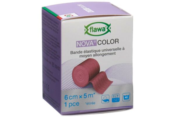 Flawa Nova Color bande idéale 6cmx5m rouge