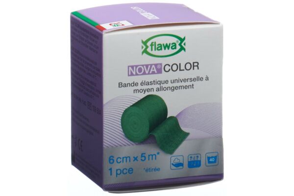 Flawa Nova Color Idealbinde 6cmx5m grün
