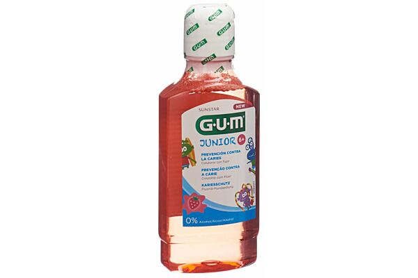 GUM Junior bain de bouche dès 6 ans fl 300 ml