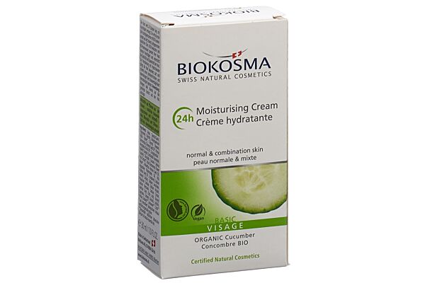 BIOKOSMA BASIC Visage Crème hydratante 24h 30 ml