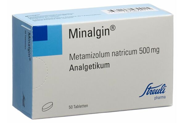 Minalgin Tabl 500 mg oval 50 Stk