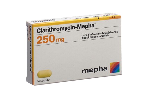 Clarithromycin-Mepha Lactab 250 mg 14 pce