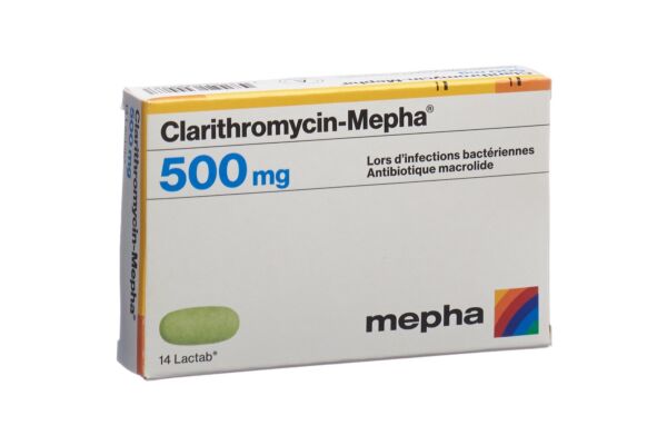Clarithromycin-Mepha Lactab 500 mg 14 Stk