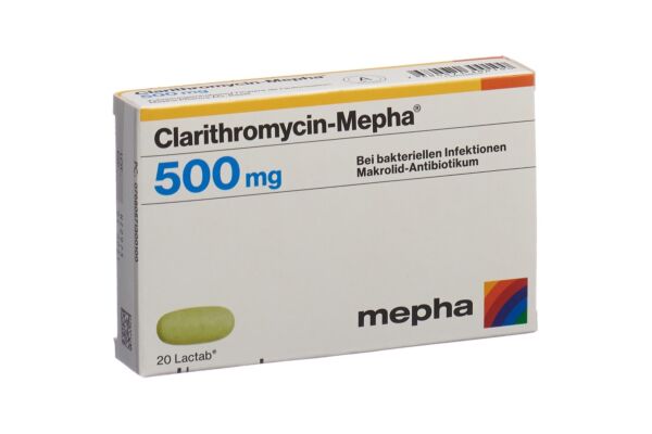 Clarithromycin-Mepha Lactab 500 mg 20 Stk