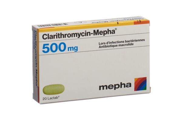 Clarithromycin-Mepha Lactab 500 mg 20 Stk