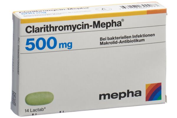 Clarithromycin-Mepha Lactab 500 mg 30 Stk