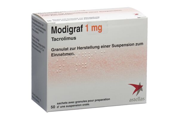 Modigraf gran 1 mg sach 50 pce