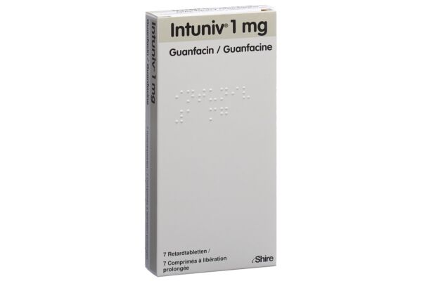 Intuniv cpr ret 1 mg 7 pce