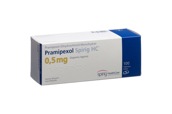 Pramipexole Spirig HC cpr 0.5 mg 100 pce