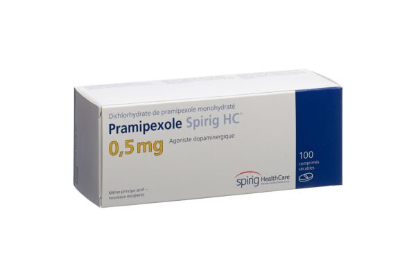 Pramipexole Spirig HC cpr 0.5 mg 100 pce