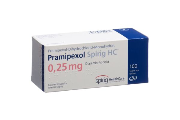 Pramipexol Spirig HC Tabl 0.25 mg 100 Stk