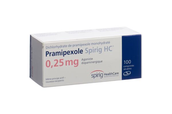 Pramipexole Spirig HC cpr 0.25 mg 100 pce
