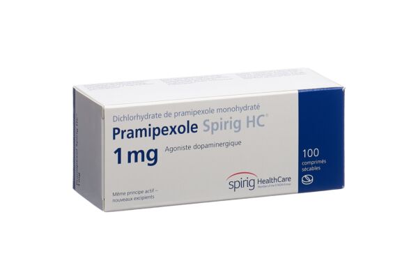 Pramipexole Spirig HC cpr 1 mg 100 pce