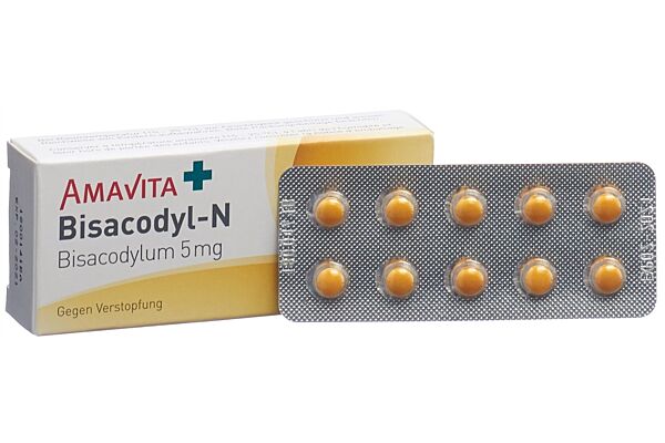 AMAVITA Bisacodyl-N drag 5 mg 30 pce