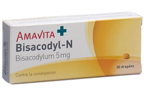 AMAVITA Bisacodyl-N drag 5 mg 30 pce