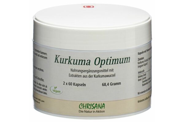 Chrisana Kurkuma Optimum caps 2 x 60 pce
