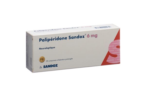 Paliperidon Sandoz Ret Tabl 6 mg 28 Stk