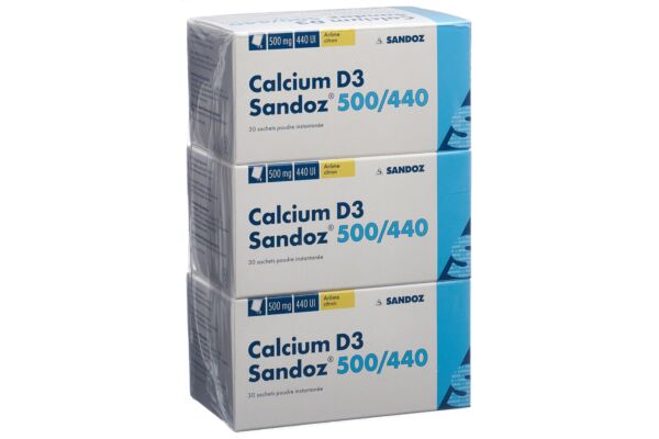 Calcium D3 Sandoz pdr 500/440 sach 90 pce