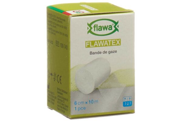 Flawa Flawatex bande de gaze 6cmx10m inélastique