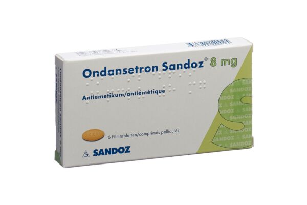 Ondansétron Sandoz cpr pell 8 mg 6 pce