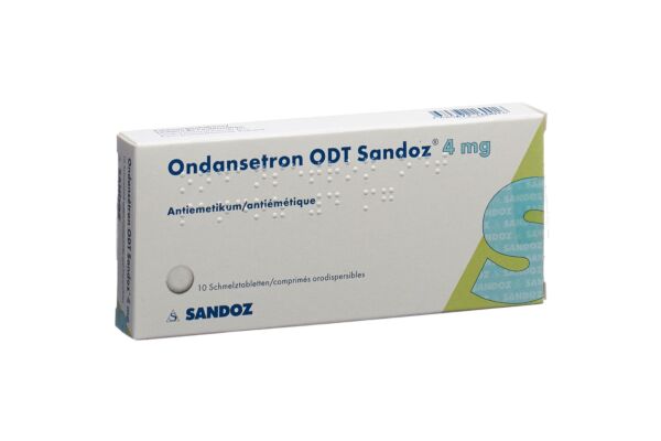 Ondansétron ODT Sandoz cpr orodisp 4 mg 10 pce