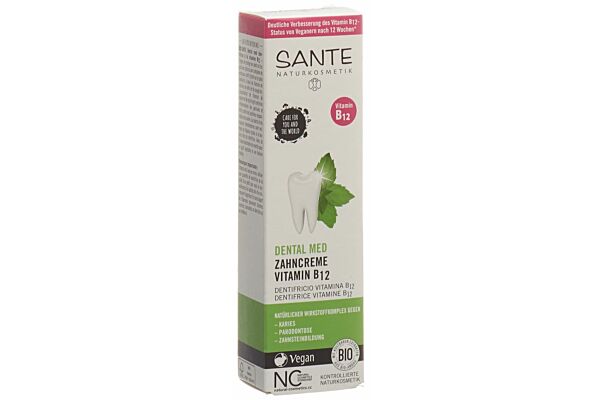 Sante Dental Med pâte dentifrice vitamine B12 tb 75 ml