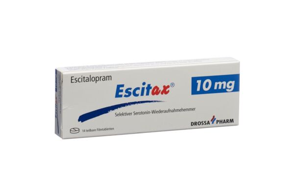 Escitax cpr pell 10 mg 14 pce