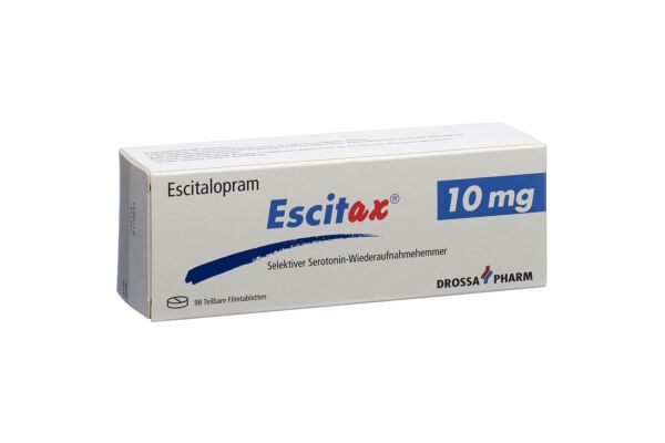 Escitax cpr pell 10 mg 98 pce