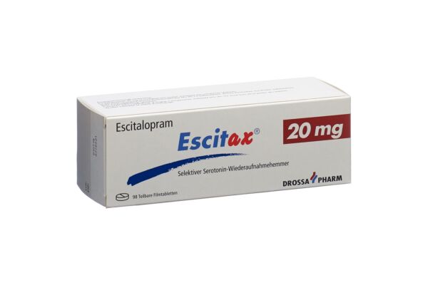 Escitax cpr pell 20 mg 98 pce