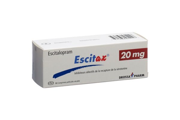 Escitax Filmtabl 20 mg 98 Stk