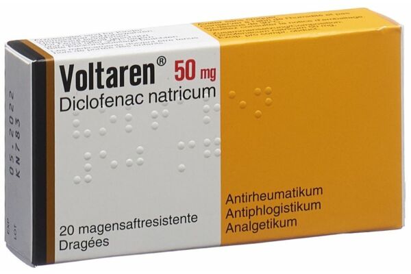 Voltarène drag 50 mg 20 pce