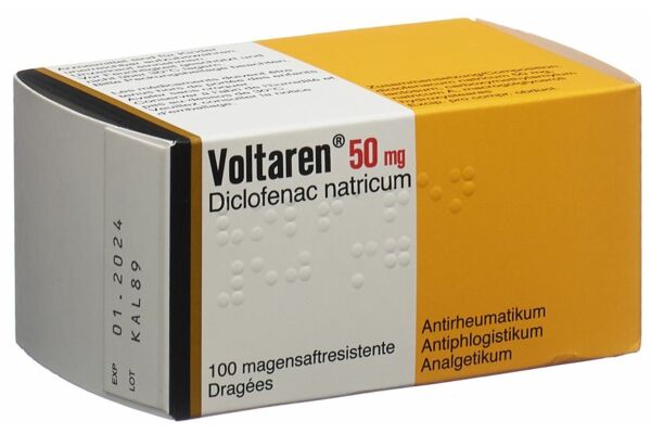 Voltarène drag 50 mg 100 pce