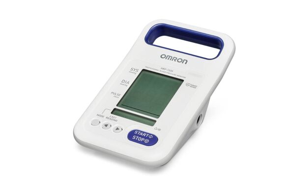 Omron Blutdruckmessgerät Oberarm HBP-1320 mit Netzteil/Akku/Manschetten M+L