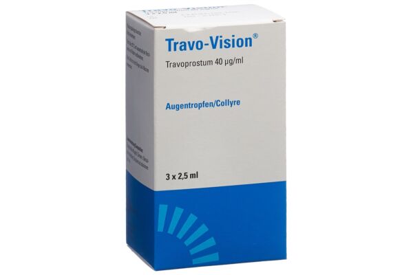 Travo-Vision Gtt Opht 40 mcg/ml 3 Fl 2.5 ml