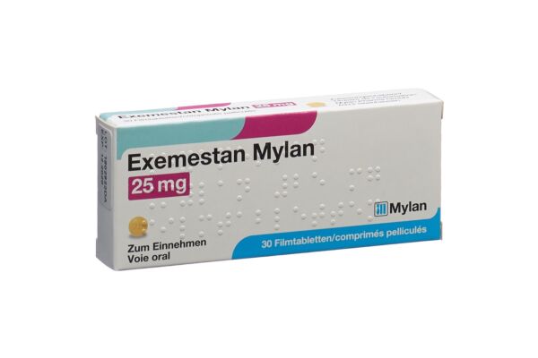 Exemestan Mylan Filmtabl 25 mg 30 Stk