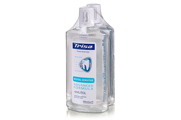 Trisa rince-bouche Revital Sensitive DUO 2 x 500 ml
