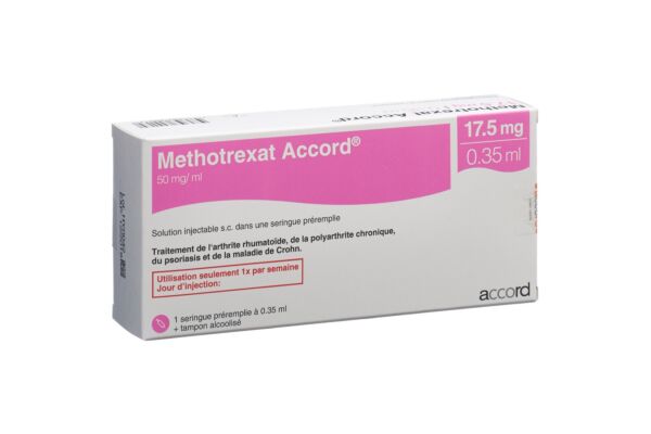 Methotrexat Accord Inj Lös 17.5 mg/0.35ml Fertigspritze 0.35 ml