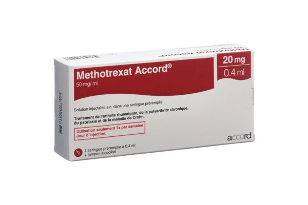 Methotrexat Accord Inj Lös 20 mg/0.4ml Fertigspritze 0.4 ml