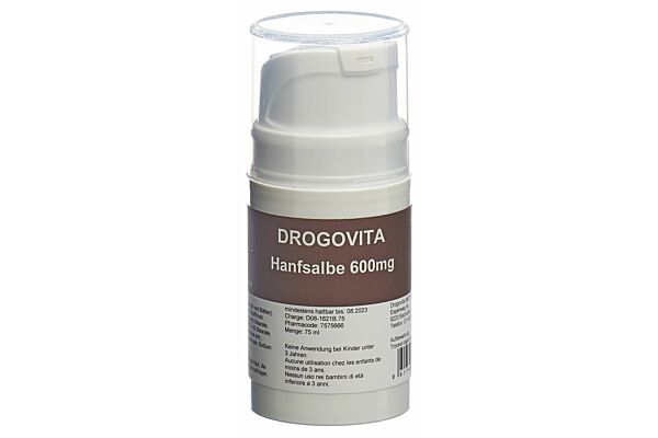 Drogovita pommade au chanvre 600 mg dist 75 ml
