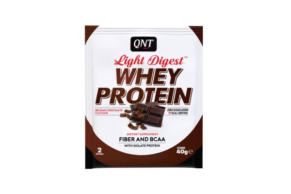 QNT Light Digest Whey Protein Belgian Chocolate sach 40 g