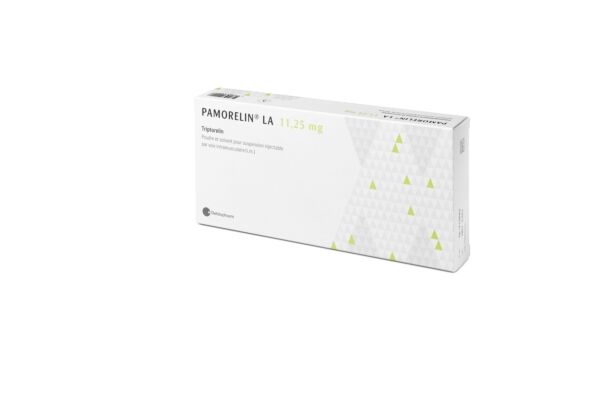 Pamorelin LA subst sèche 11.25 mg avec solvant (système d'adaptation) set