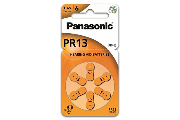 Panasonic Hörgerät Batterien 13 6 Stk