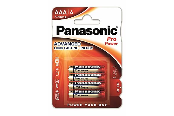 Panasonic piles Pro Power AAA LR03 4 pce