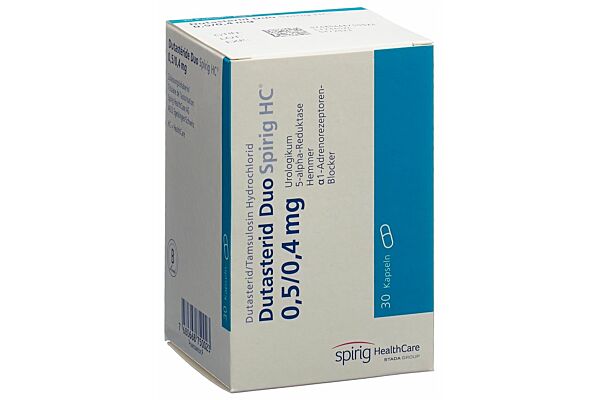 Dutasterid Duo Spirig HC Kaps 0.5 mg/0.4 mg Ds 30 Stk