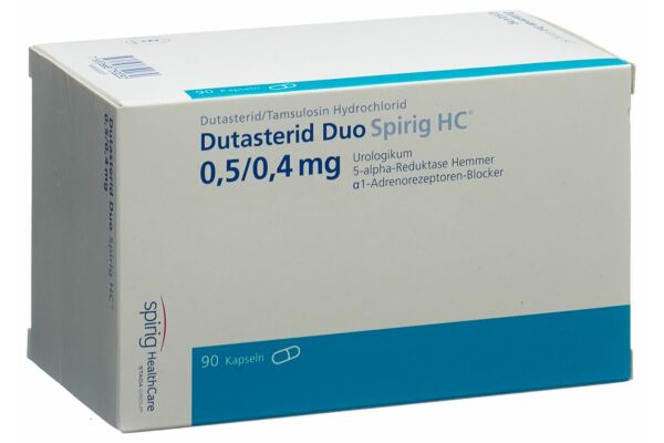 Dutasterid Duo Spirig HC Kaps 0.5 mg/0.4 mg Ds 90 Stk