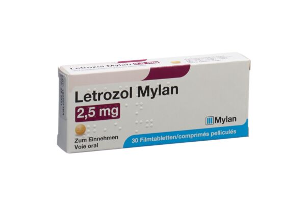 Letrozol Mylan Filmtabl 2.5 mg 30 Stk