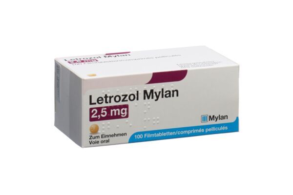 Letrozol Mylan cpr pell 2.5 mg 100 pce